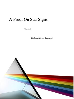 cover image of A Proof On Star Signs